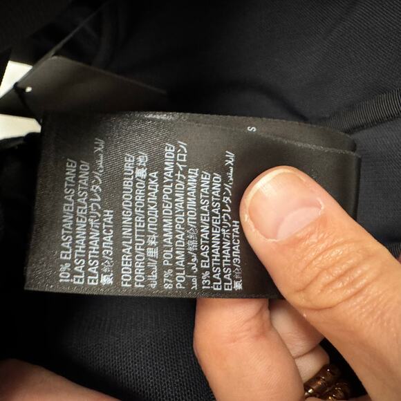 NWT Balenciaga Black Strapless Sweetheart Jersey Bustier Tube Top Womens 2 - Picture 9 of 10